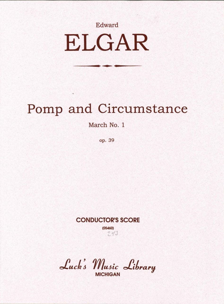 Elgar, Pomp & Circumstance No. 1 Score (Luck's Music)