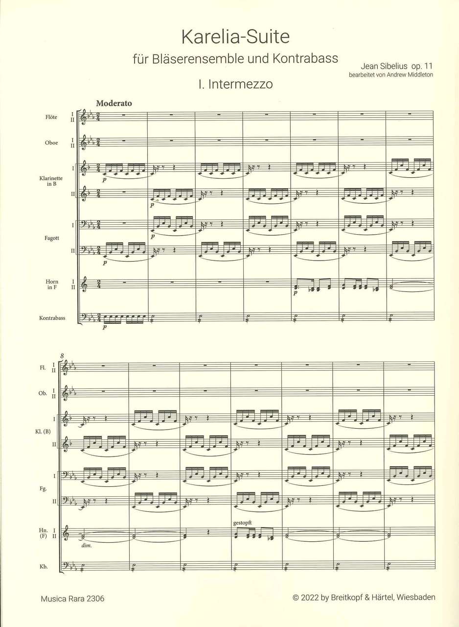 Sibelius, Karelia-Suite op. 11 (Musica Rara)