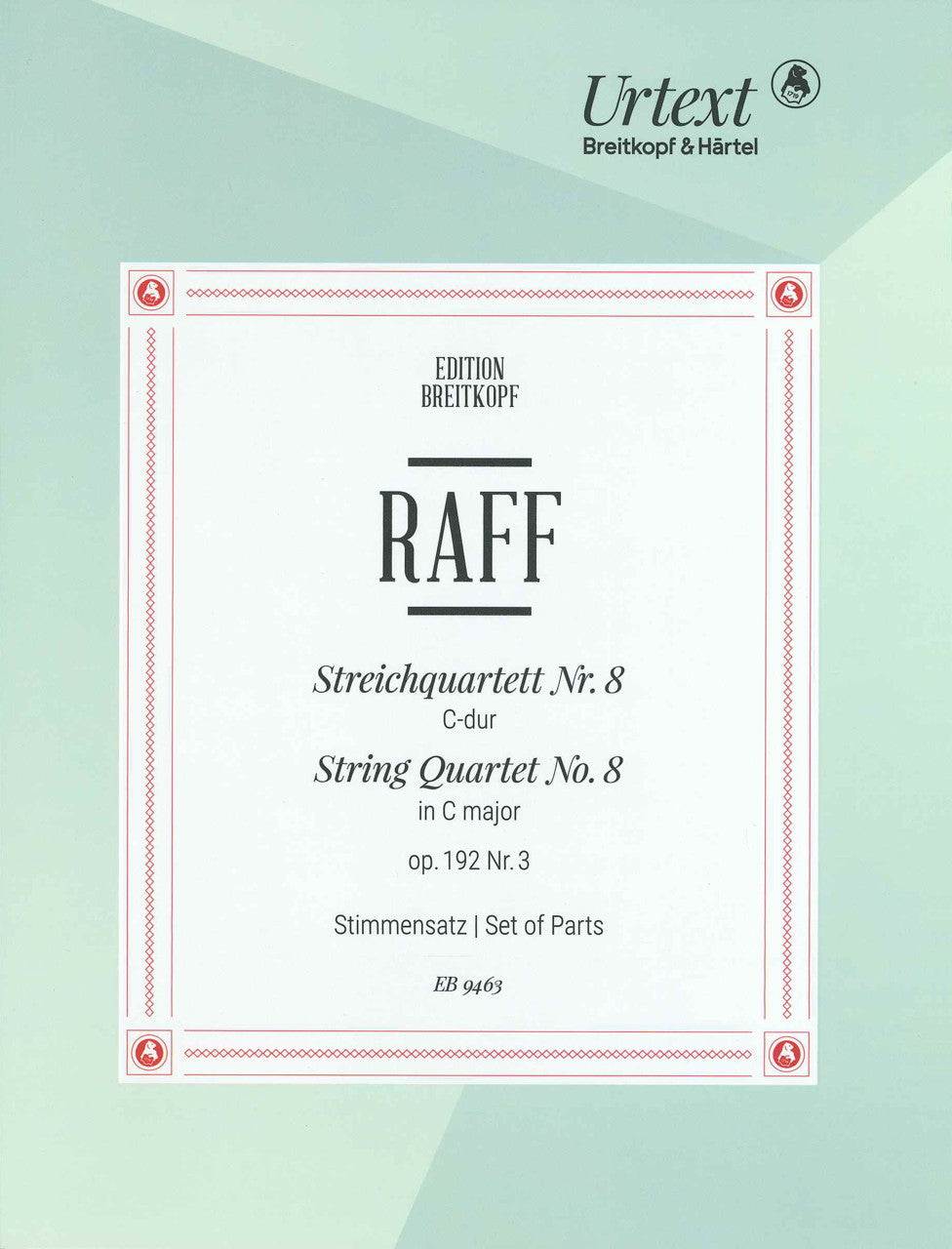 Raff, String Quartet No. 8 op. 192/3 (Breitkopf)