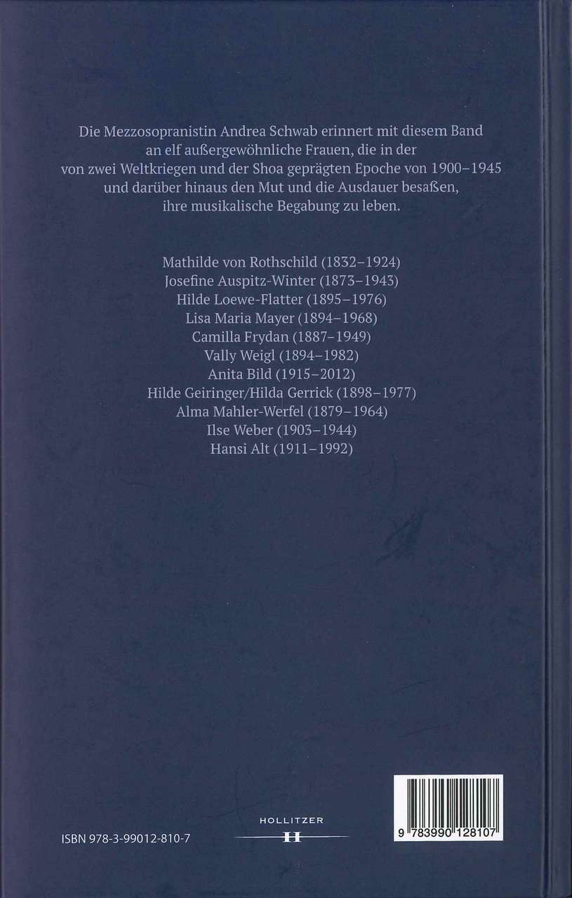 Schwab, Judische Komponistinnen zwisc (Hollitzer Wissenschaftsverlag)