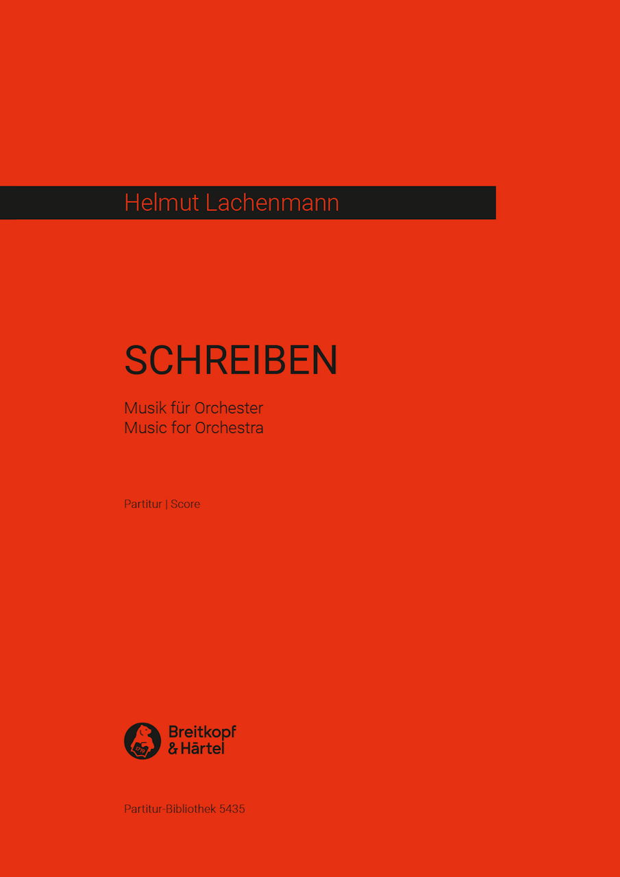 Lachenmann, Schreiben: Musik fur Orch (Breitkopf)
