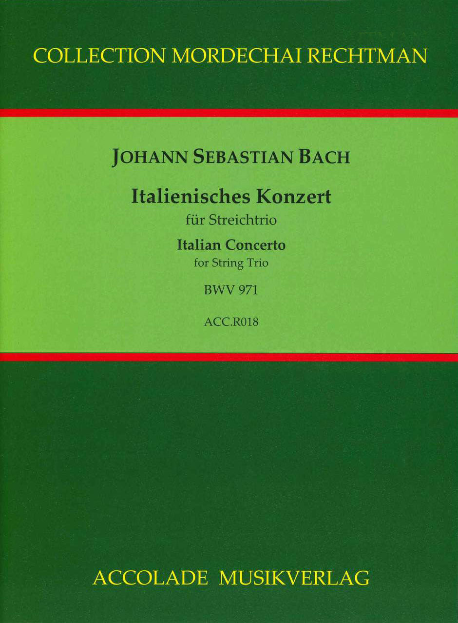 Bach, Italian Concerto BWV 971 (Vn,Va,Vc (Accolade)