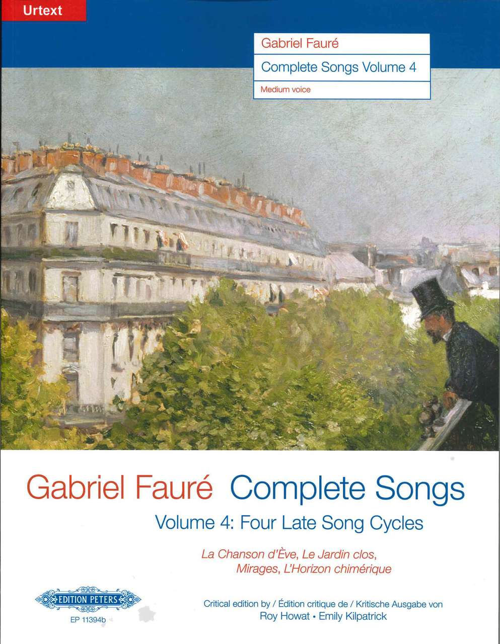 Faure, Complete Songs 4: Medium Voice (Peters)