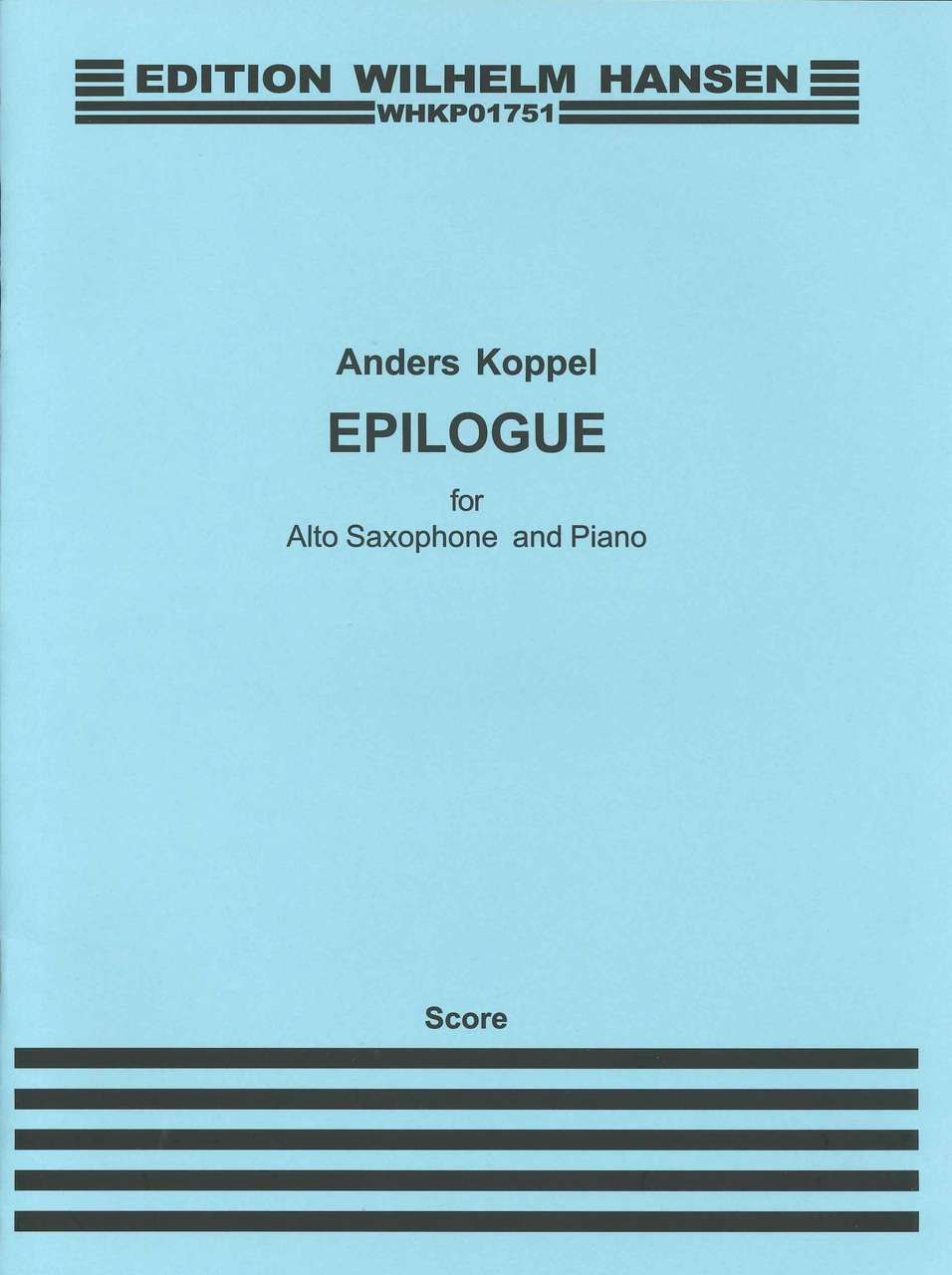 Koppel,A., Epilogue (ASax,Pf) (W.Hansen)