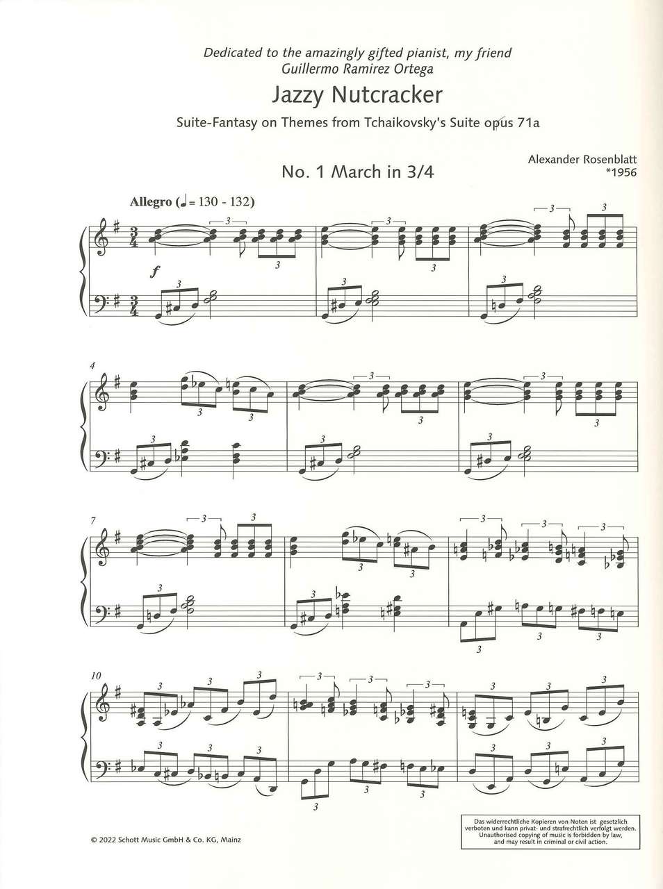 Rosenblatt, Jazzy Nutcracker (Schott)