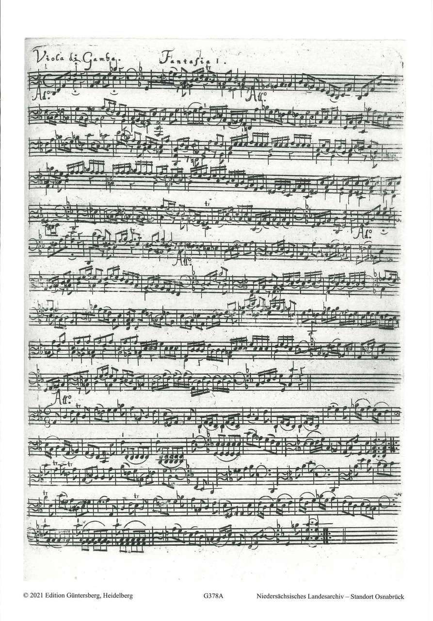 Telemann, 12 Fantasien TWV 40/26-37 (Guntersberg/Walhall)