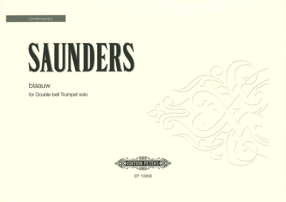 Saunders, Blaauw, Double Bell Trumpet (Peters)