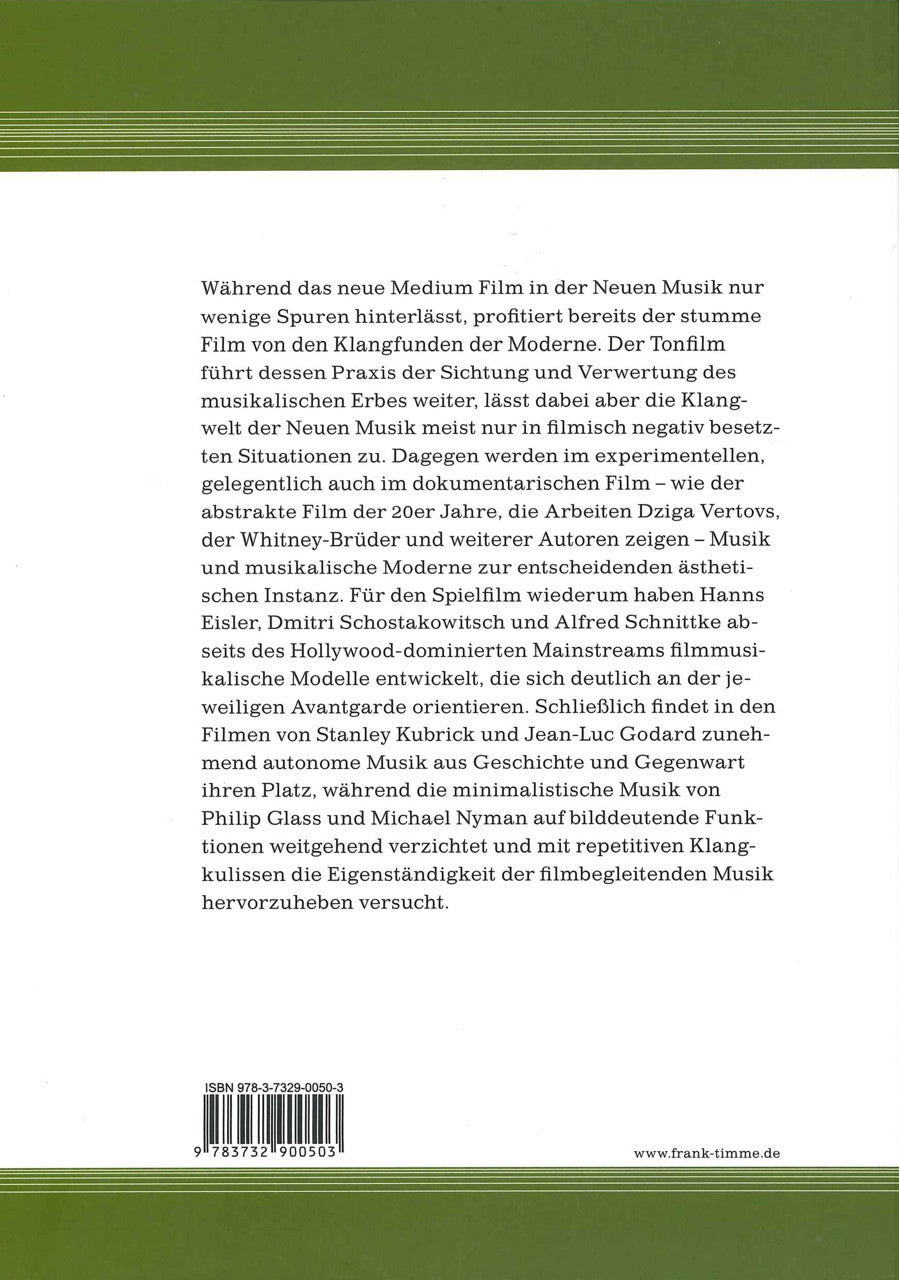 Emons, Film-Musik-Moderne (Frank-Timme)