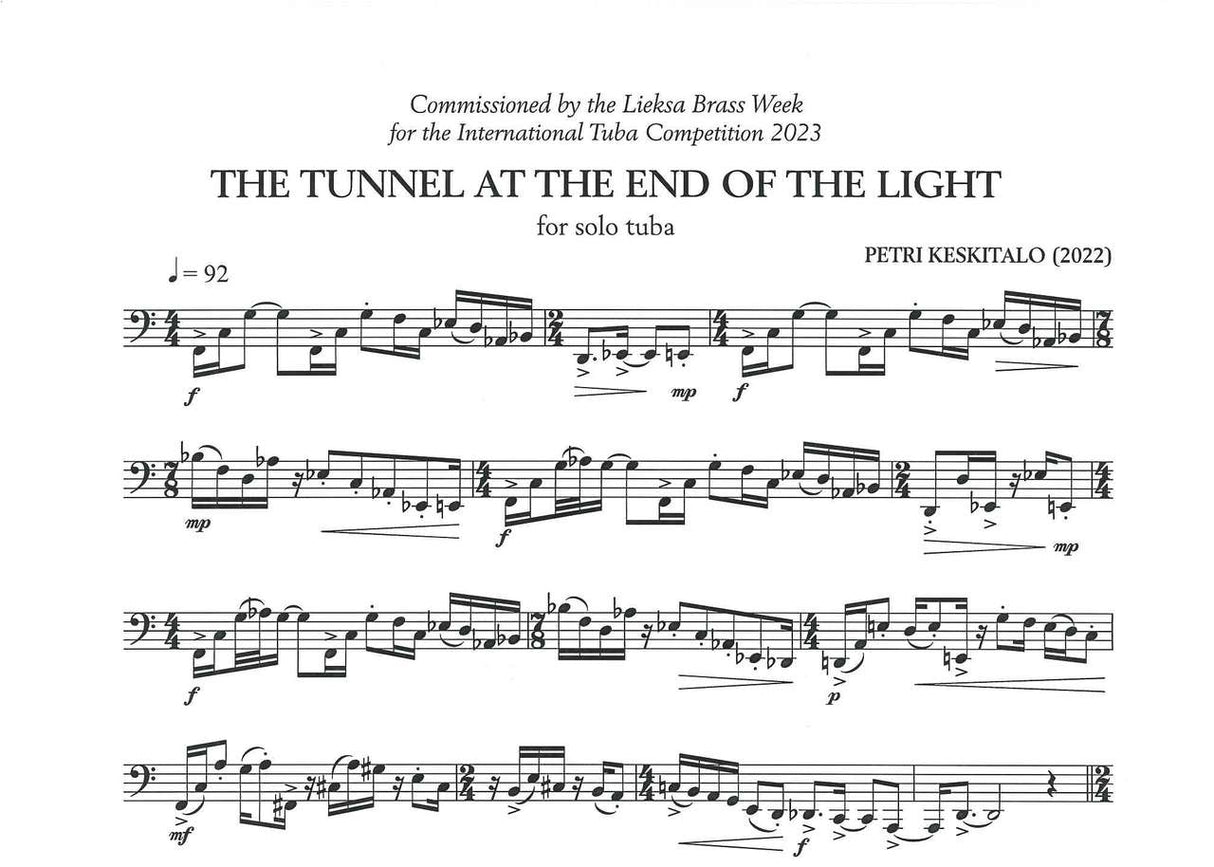 Keskitalo, Tunnel at the End of the Ligh (Fennica Gehrman)