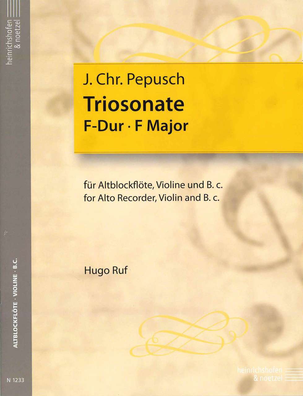 Pepusch, Trio Sonata in F (ARec,Vn,Bc) (Heinrichshofen)