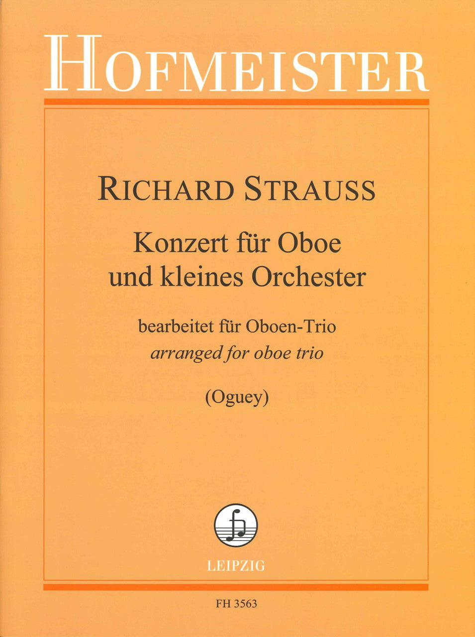 Strauss,R., Concerto for Oboe (2Ob,EHr) (Hofmeister)