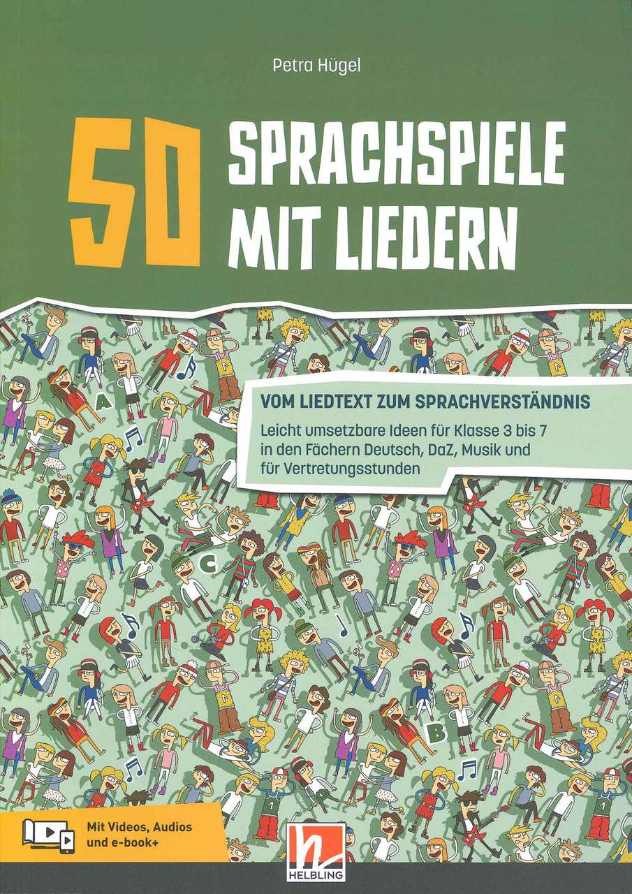 Hugel, 50 Sprachspiele mit Liedern, Buch (Helbling)