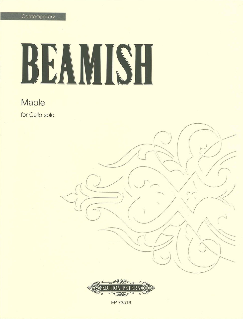 Beamish, Maple for Cello Solo (Peters)