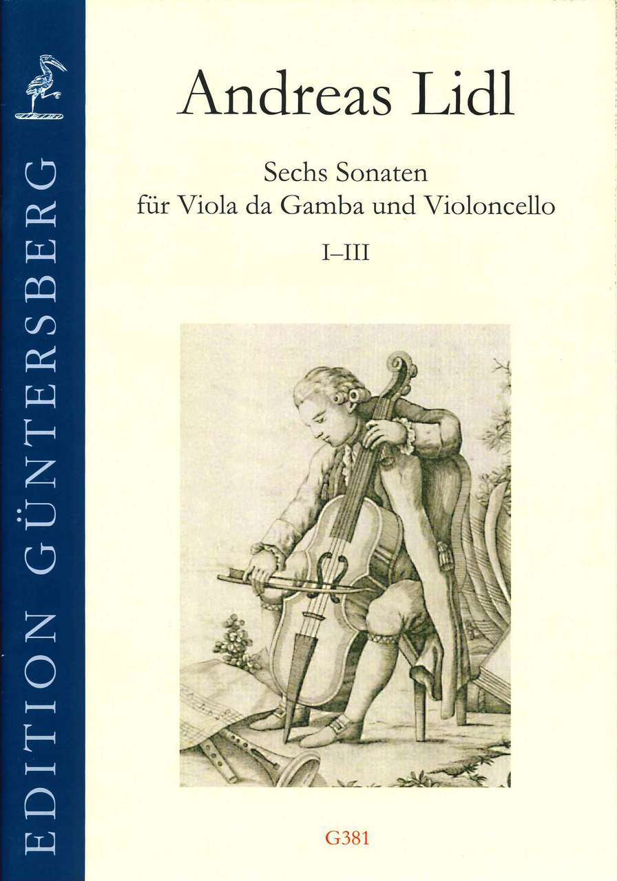 Lidl, 6 Sonaten, 1-3 (VdG,Vc) (Guntersberg/Walhall)
