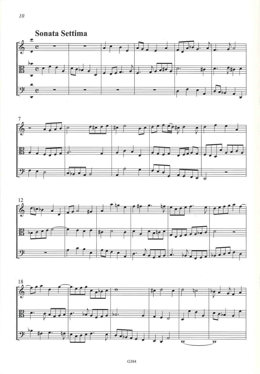 Young, Sonate a 3 viole V-IX (Guntersberg/Walhall)