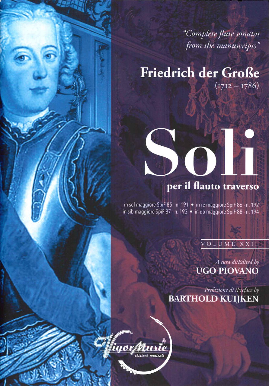 Friedrich II, Soli per il flauto 22 (Vigormusic)