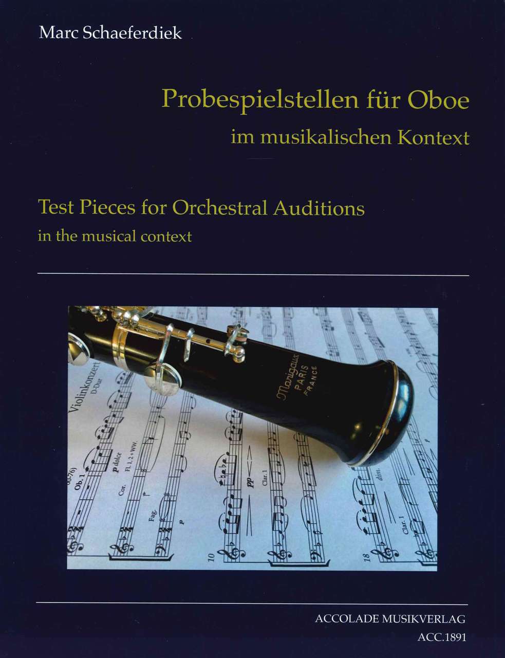 Schaeferdiek, Test Pieces for Orch. Oboe (Accolade)