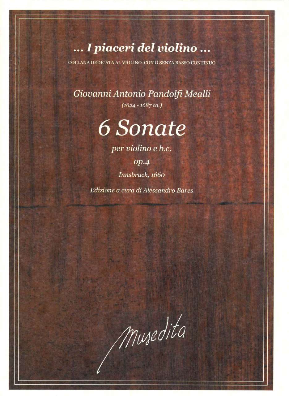 Pandolfi Mealli, 6 Sonate op. 4 (Musedita)