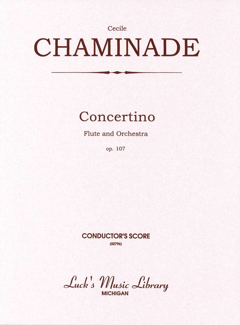 Chaminade, Concertino for Flute (Score) (Luck's Music)