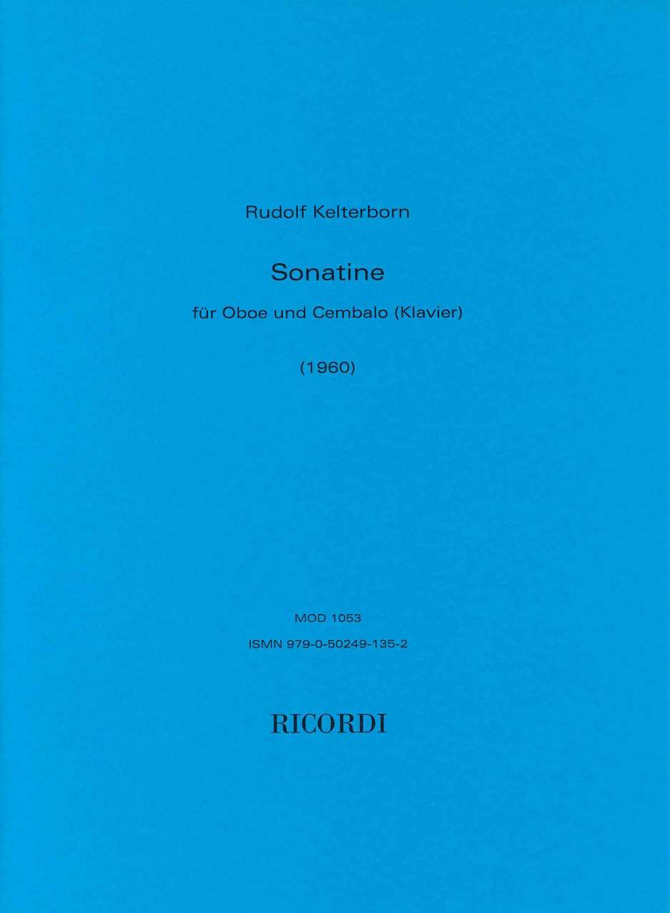 Kelterborn, Sonatine (Musica Mundana/Ricordi)