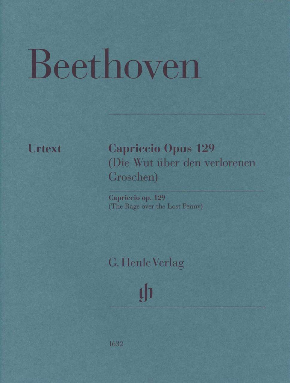 Beethoven, Capriccio op. 129 Alla inghar (Henle)