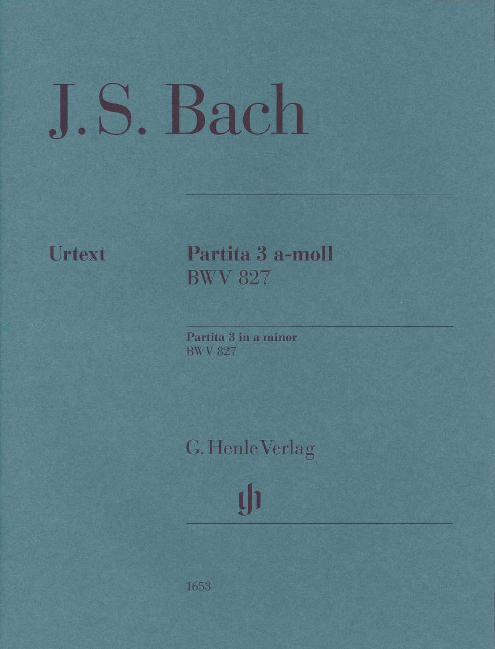 Bach, Partita 3 a-moll, BWV 827 (Henle)