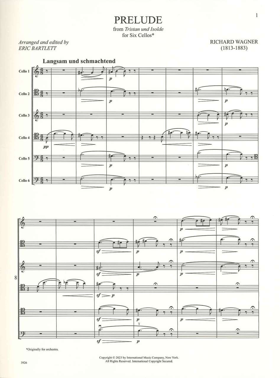 Wagner, Tristan und Isolde, Prelude 6Vc (IMC)