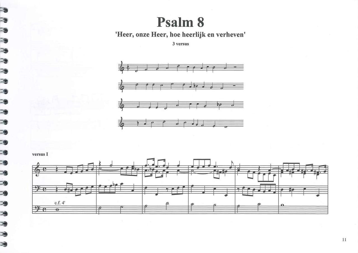 Psalmtune Var. in N. German Baroque 1 (Boeijenga)