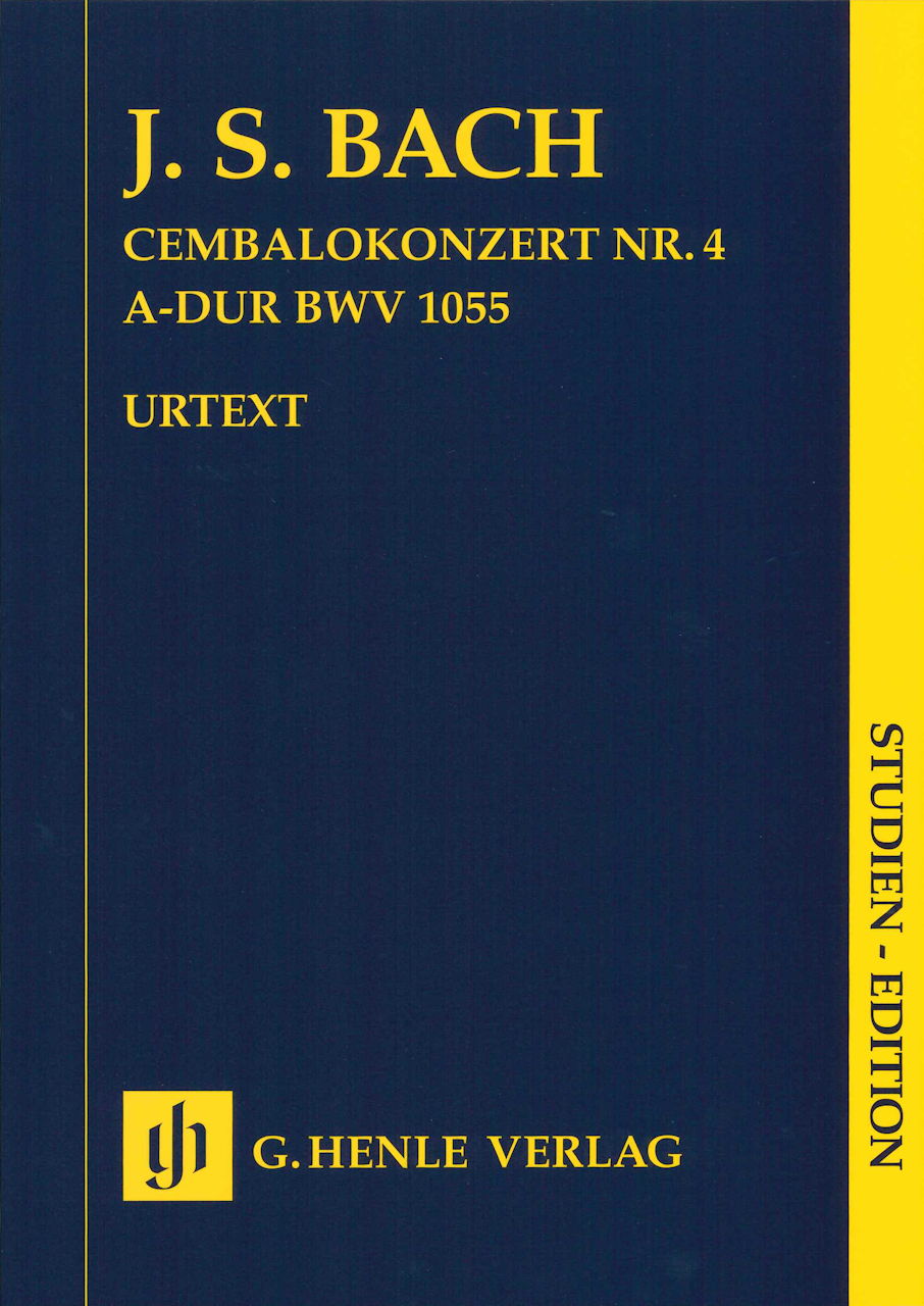 Bach, Concerto BWV 1055 in A (Cemb) (Henle)