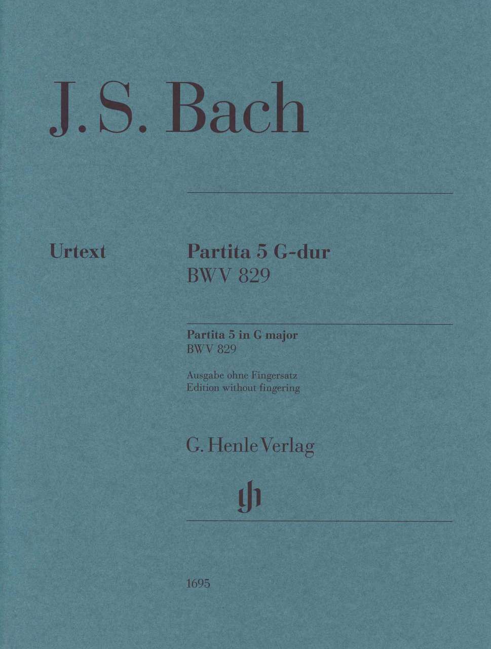 Bach, Partita 5 BWV 829 (w.o. fing.) (Henle)