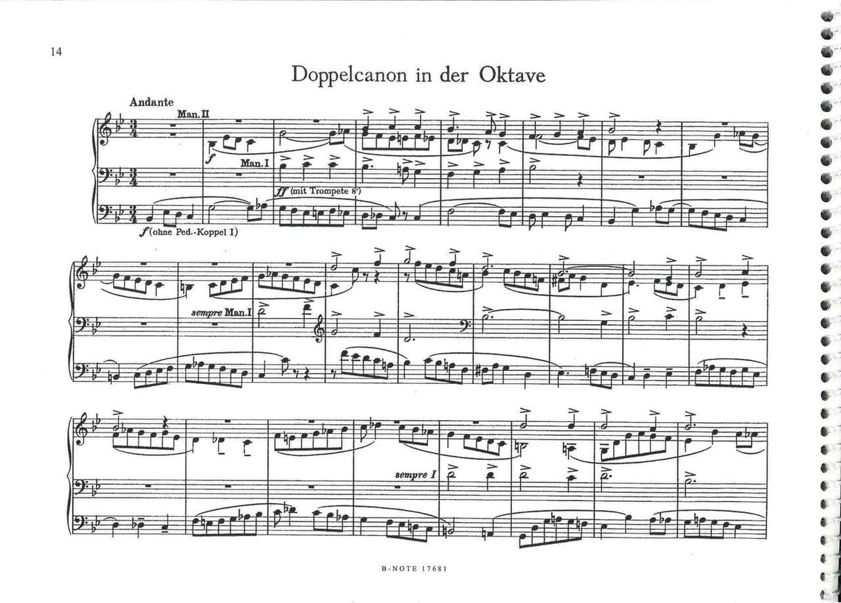 Hoyer, Kanonische Variationen und Fuge (B-Note)