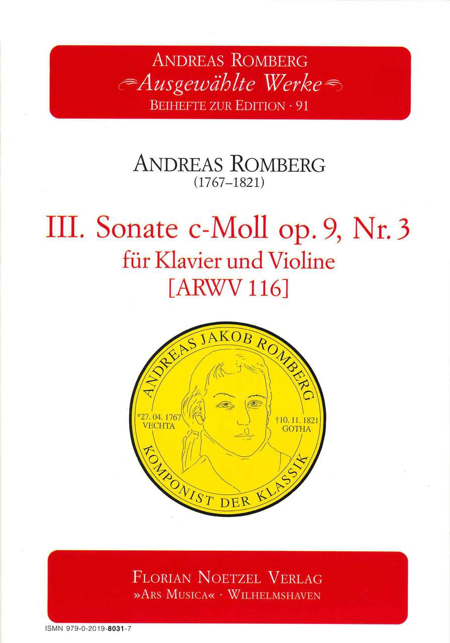 Romberg, III. Sonate c-Moll op. 9/3 (Noetzel)