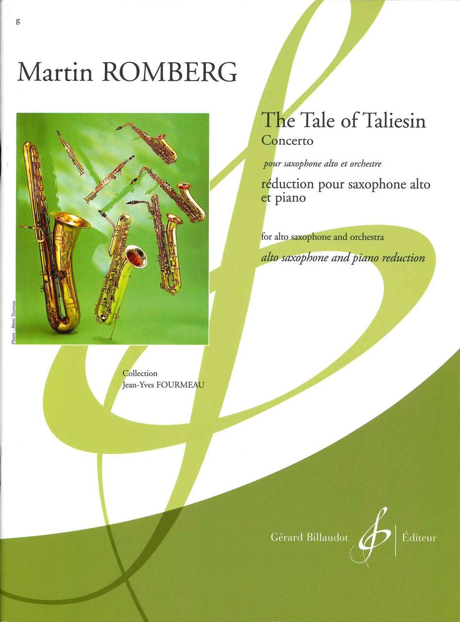 Romberg, The Tale of Taliesin (ASax,Pf) (Billaudot)