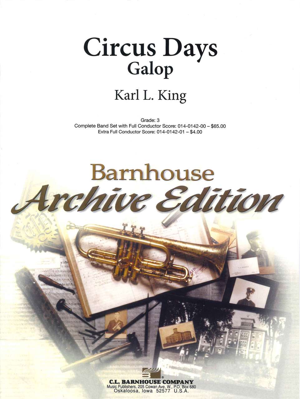 King, Circus Days: Galop/March (Schissel (Barnhouse)