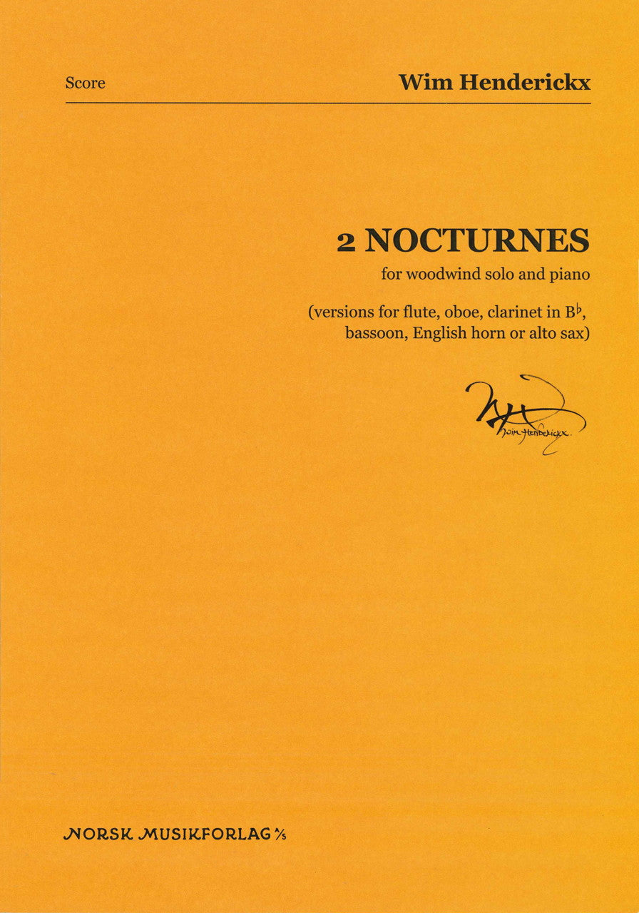 Henderickx, 2 Nocturnes (Norsk)