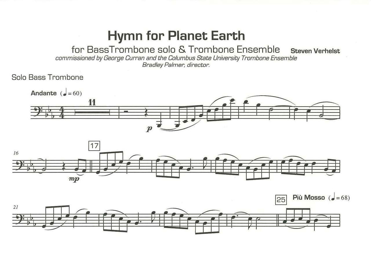 Verhelst, Hymn for Planet Earth (Steven Verhelst)