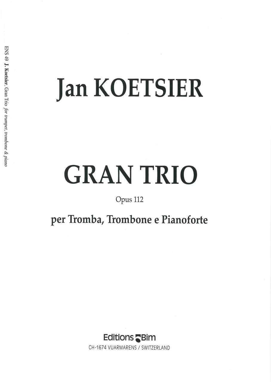 Koetsier, Gran Trio op. 112 (Trp,Tbn,Pf) (Bim)
