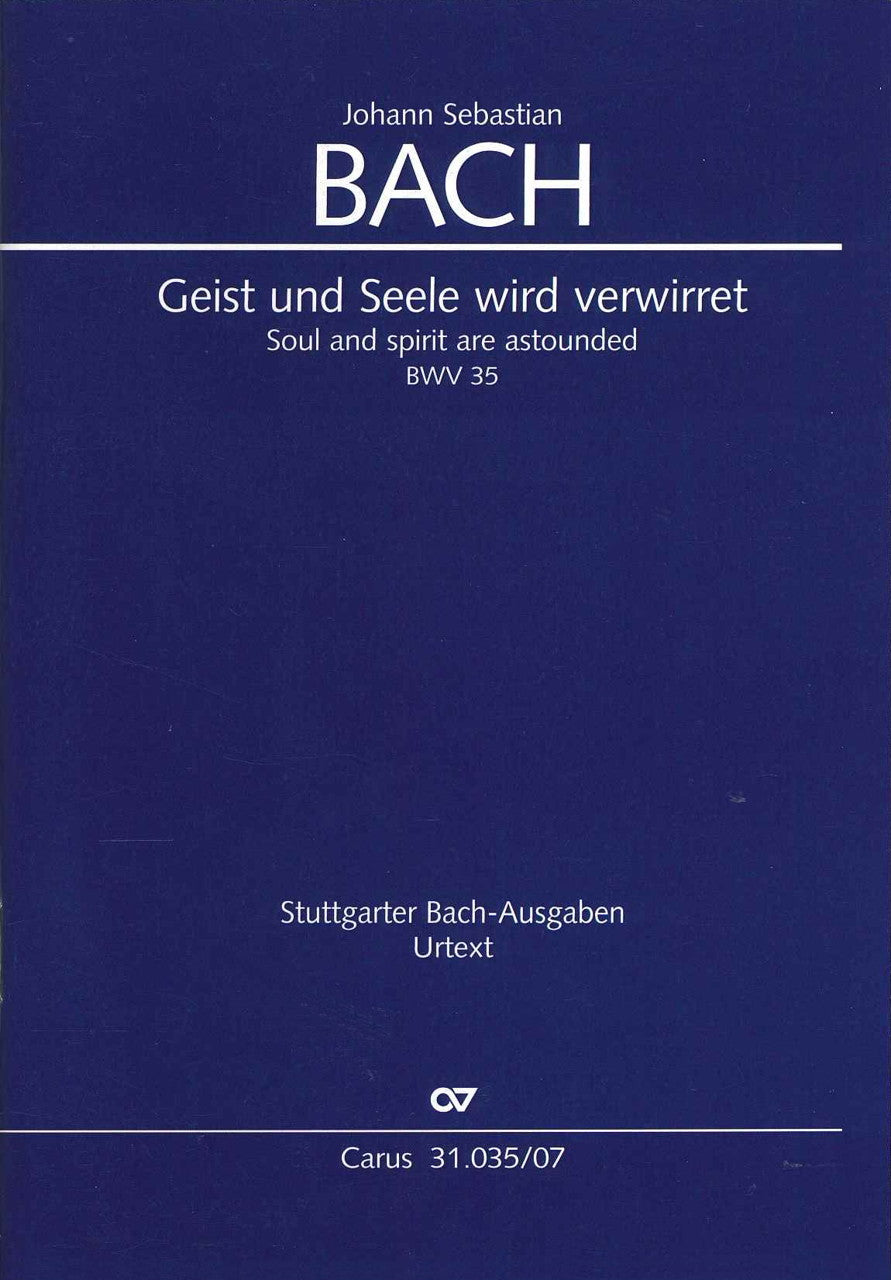 Bach, Cantata No. 35 (Carus)