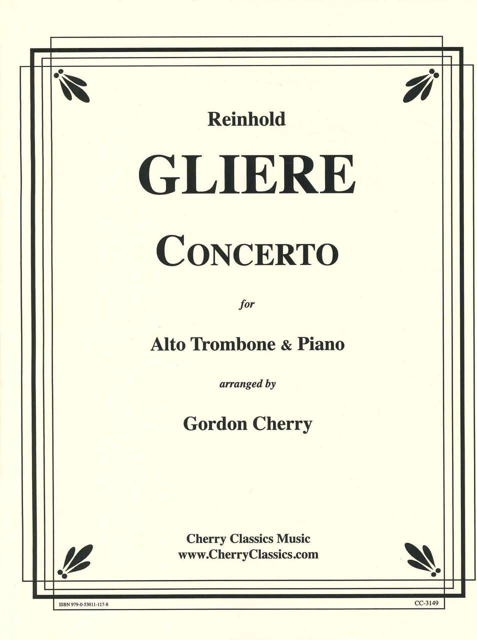 Gliere, Concerto op. 82 (ATbn,Pf) (Cherry Classics)