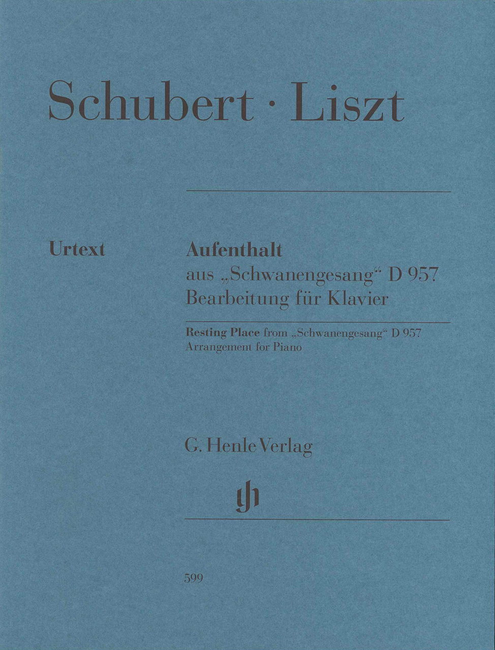 Liszt, Aufenthalt aus 'Schwanengesang' (Henle)