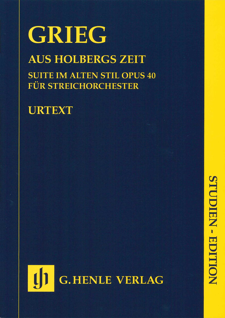 Grieg, Aus Holbergs Zeit, op. 40: Suite (Henle)