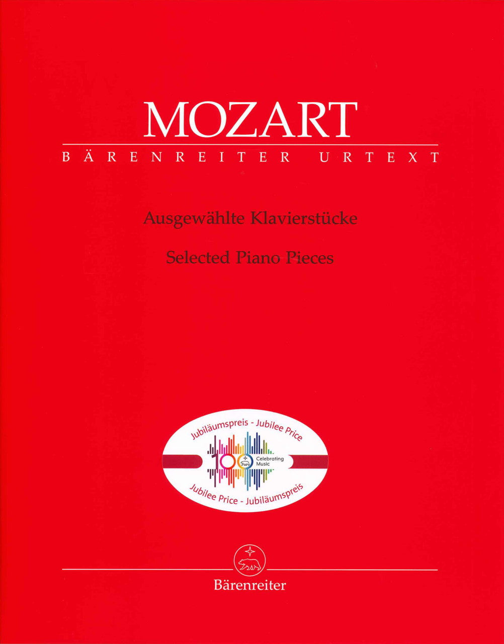 Mozart, Selected Piano Pieces (Barenreiter)