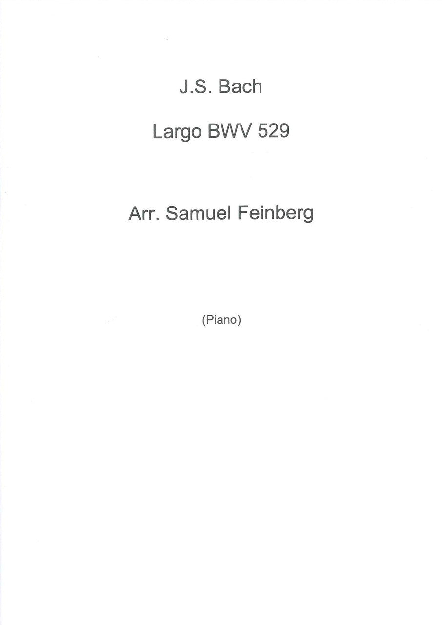 Bach, Largo from Sonata No. 5 BWV 529 (Broekmans en Van Poppel)