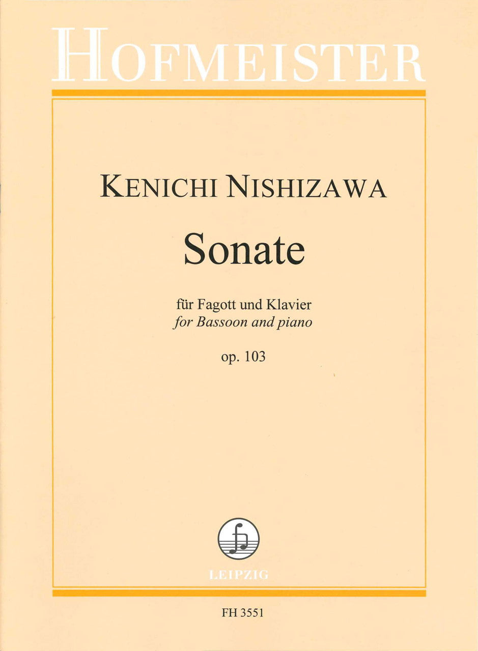 Nishizawa, Sonata op. 103 (Bn,Pf) (Hofmeister)
