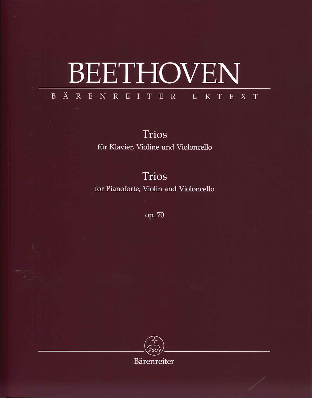 Beethoven, Trios op. 70 (Del Mar) (Barenreiter)