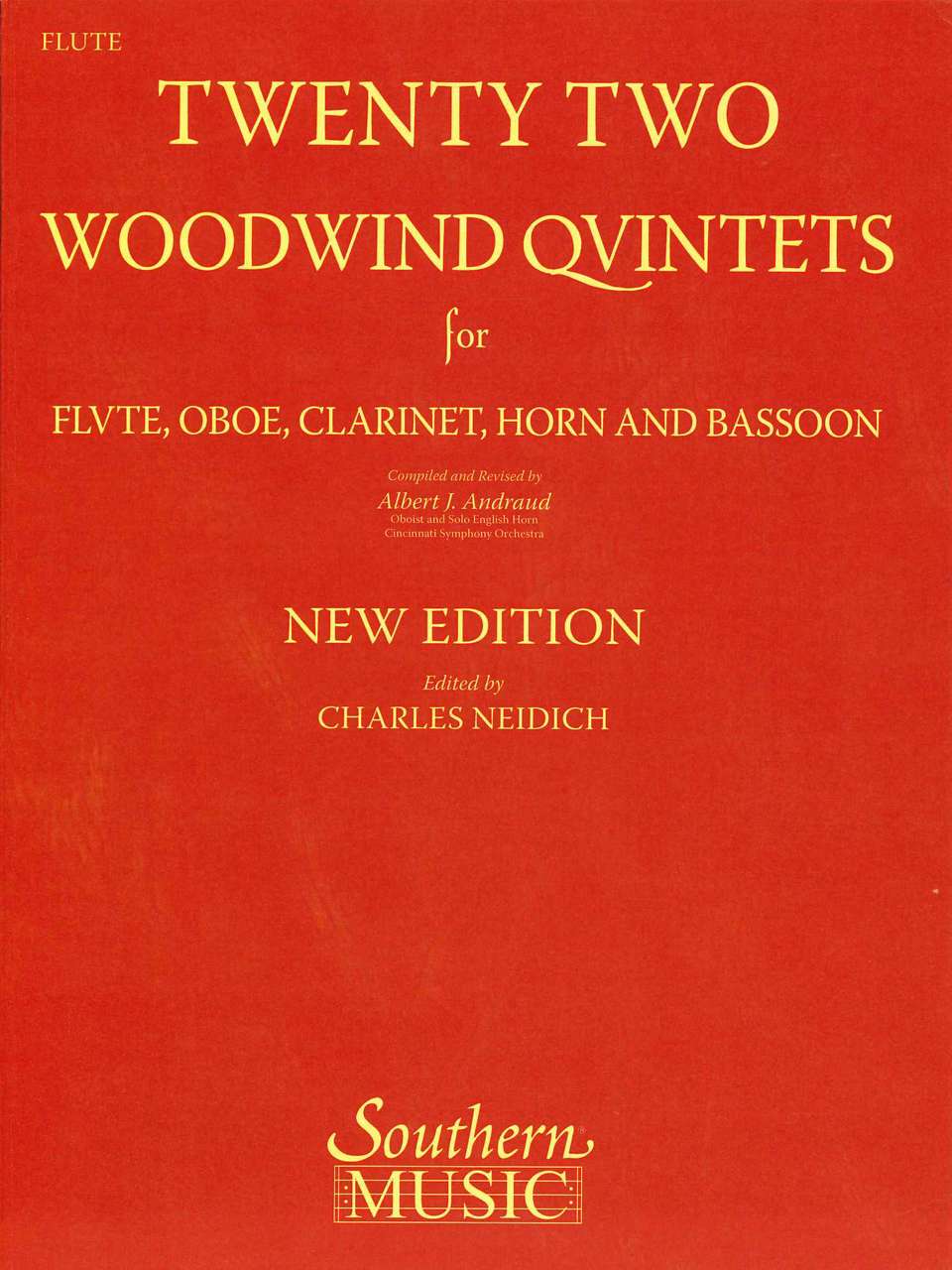 22 Woodwind Quintets: Flute (Southern)