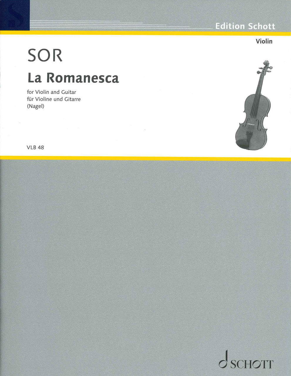 Sor, Romanesca (Vn,Guit) (Schott)