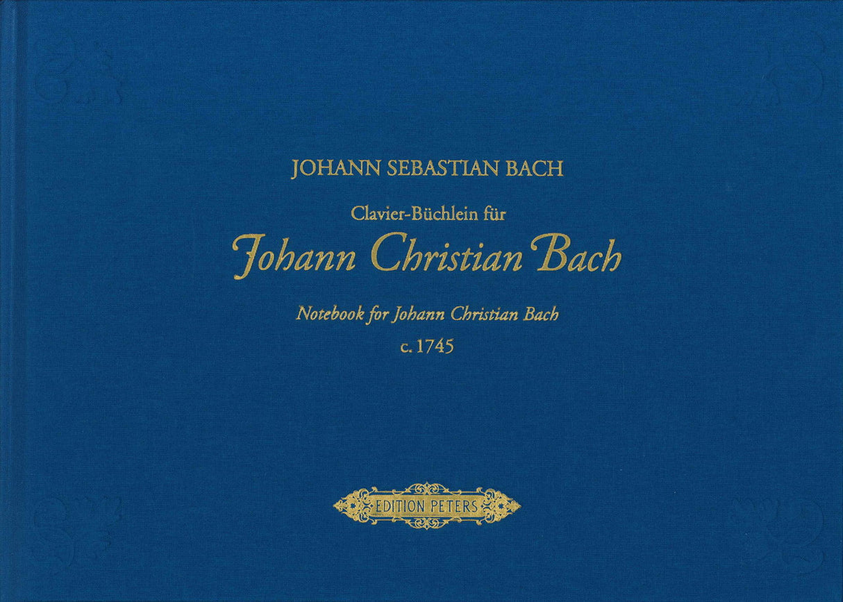 Bach, Clavier-Buchlein fur Johann Chr. (Peters)
