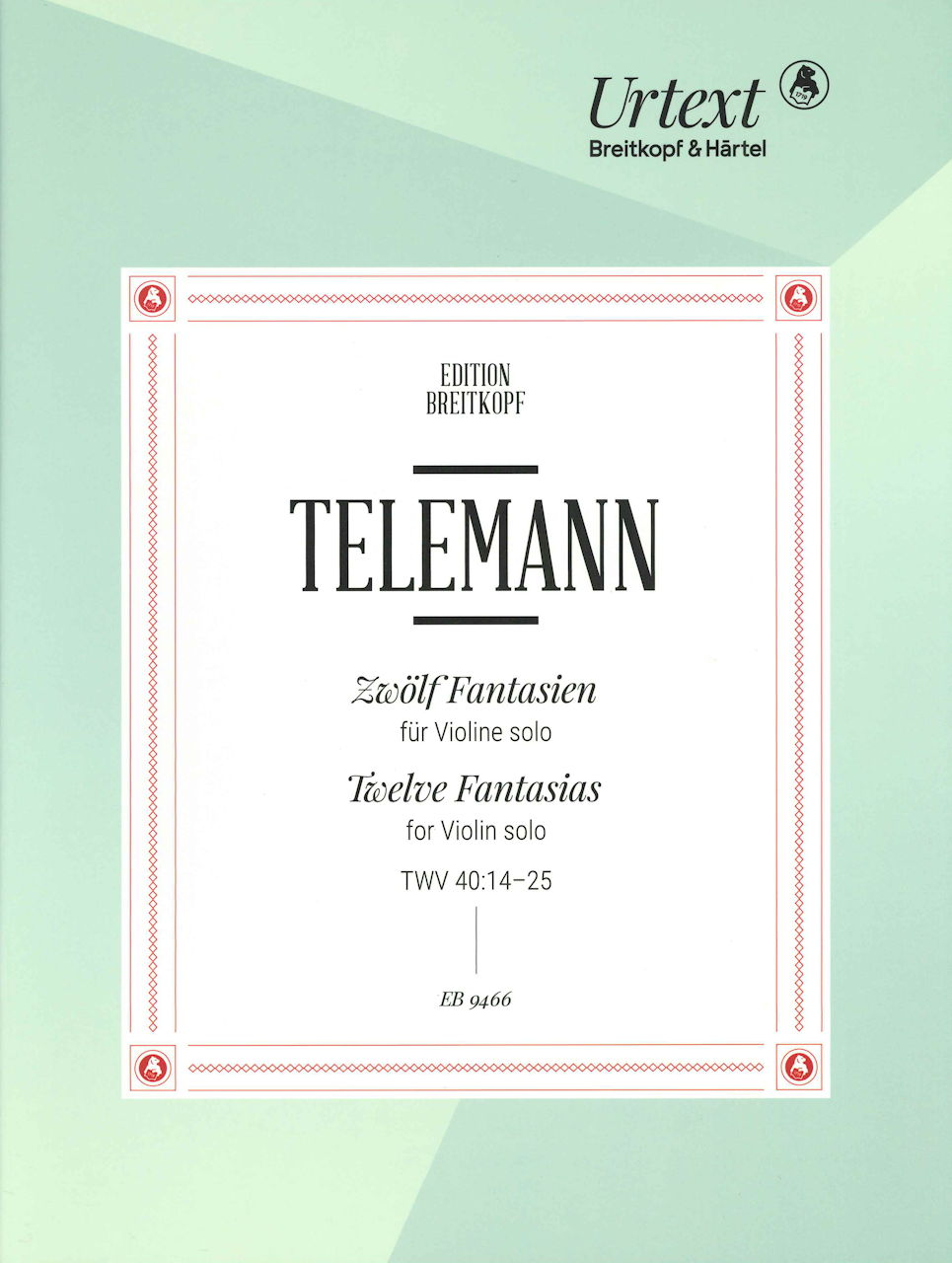 Telemann, Fantasias HWV 40/14-25 (Breitkopf)