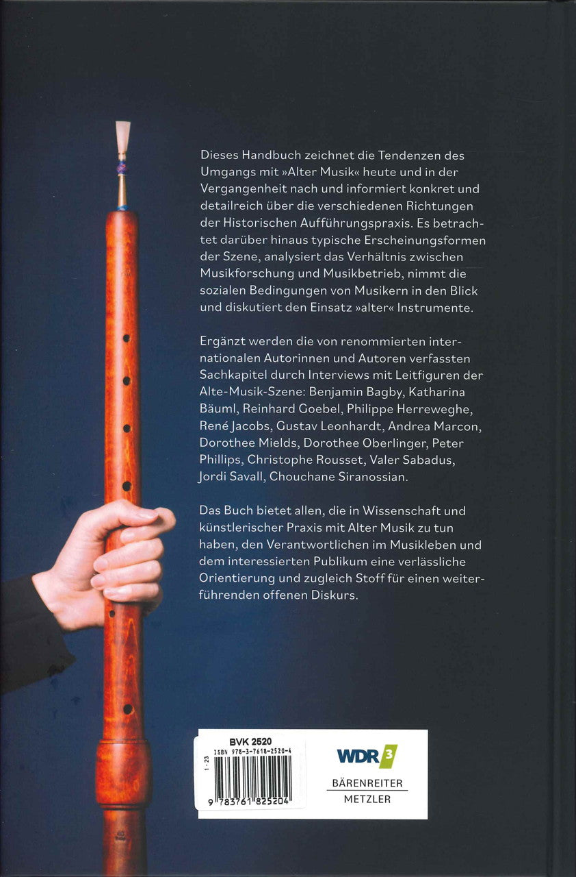 Alte Musik heute. Ein Handbuch (Barenreiter/Metzler)